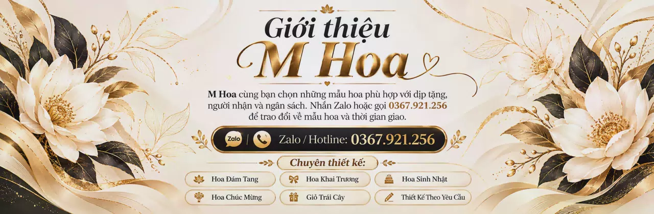 Ảnh bìa Shop hoa tươi Ba Đình Hà Nội - Hoa tươi cho từng lời chúc